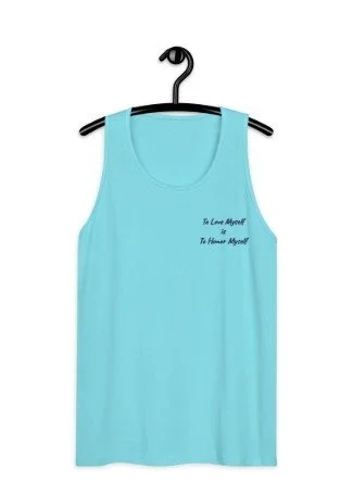 To Love Myself Tank Top Pacific Blue.jpeg