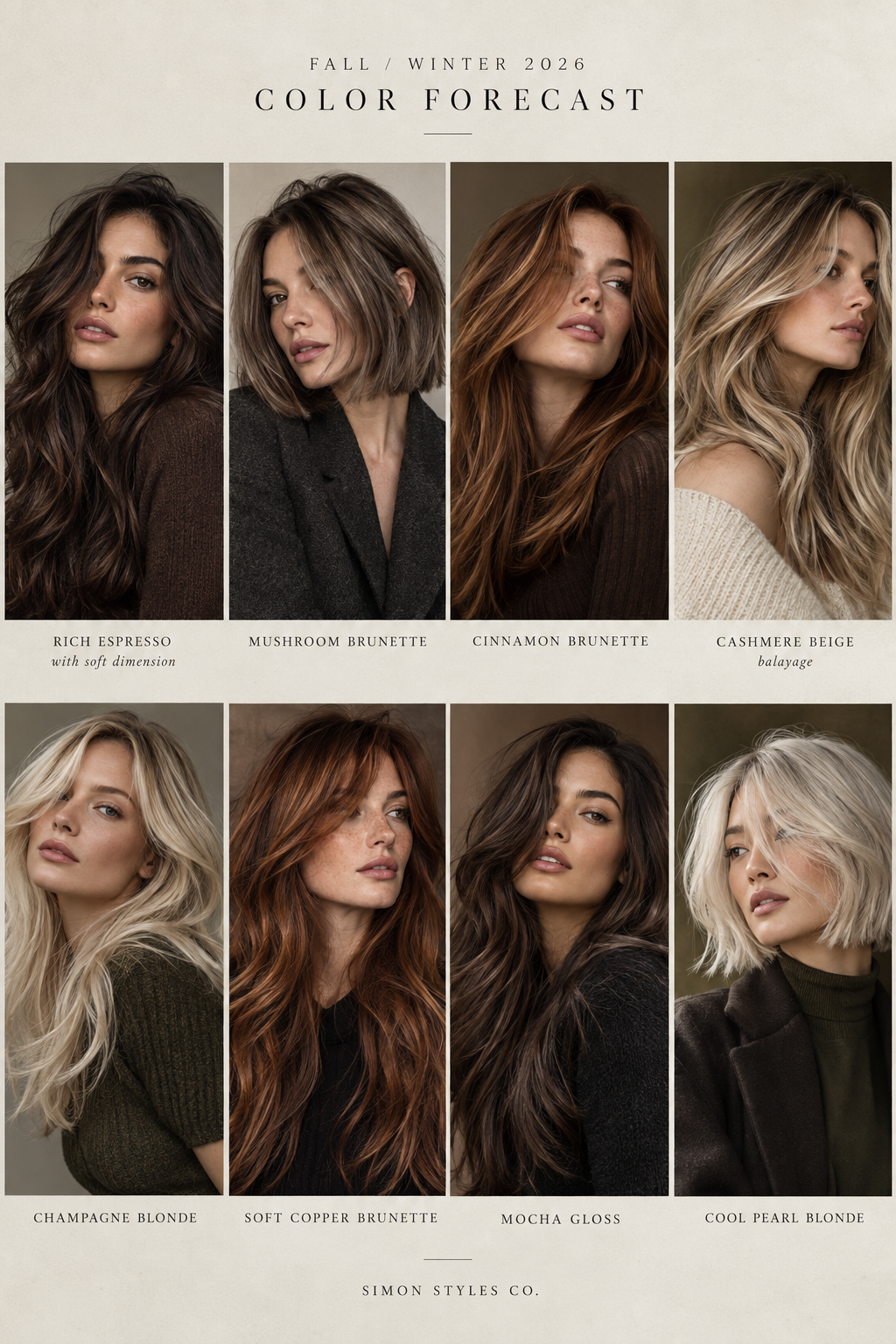 Luxury Hair Color for Fall &amp; Winter 2026: The Quiet-Luxury Edit