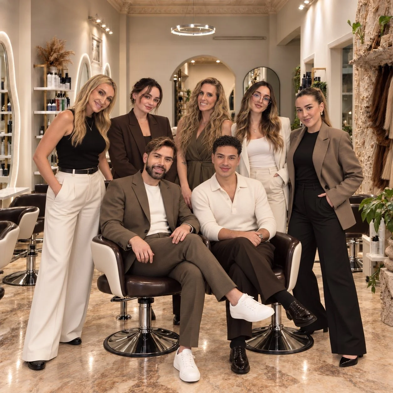 Simon Styles Co. luxury hair salon team in Pompton Lakes, New Jersey