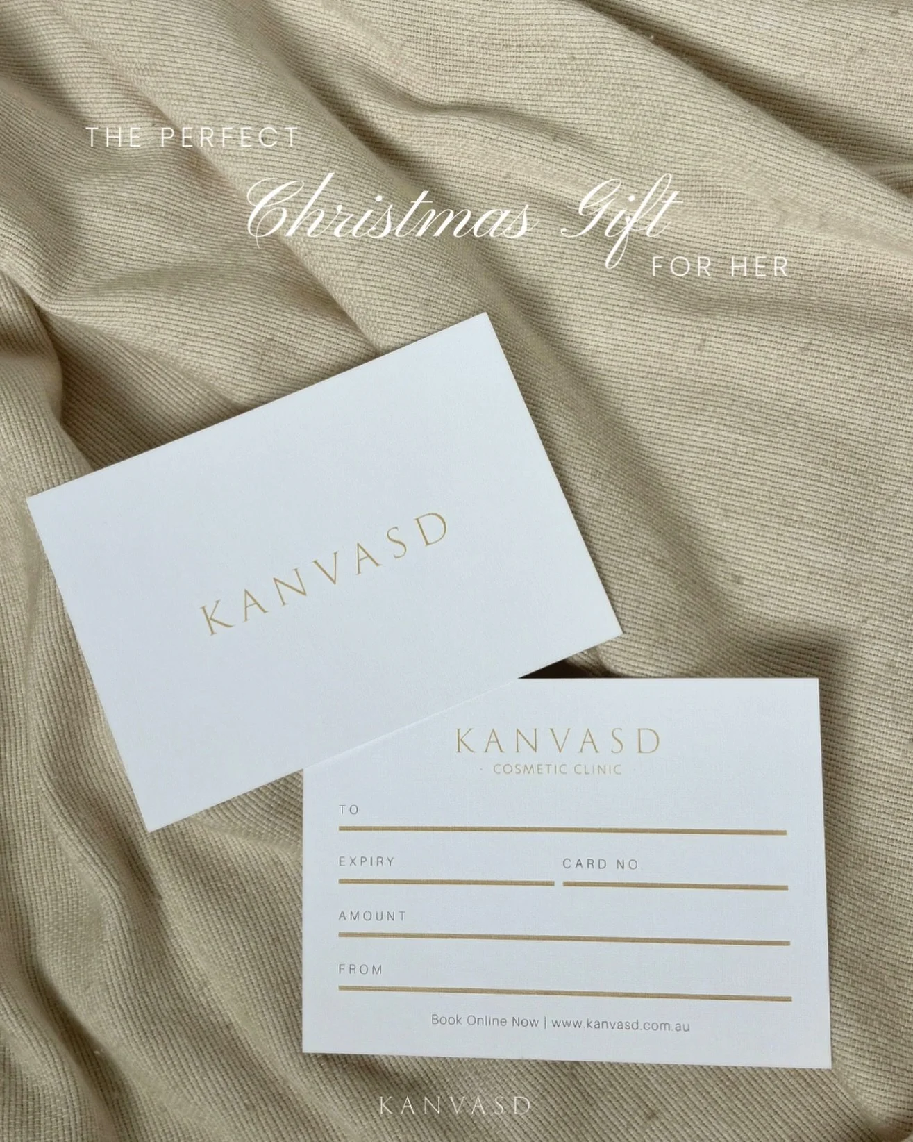 What she really wants for Christmas 🎁

Whether it&rsquo;s your partner, your sister, your best friend, or your work bestie&hellip; Gift them something they&rsquo;ll actually use and enjoy - a Kanvasd Gift Card ✨

Glowing skin, time for themselves, a
