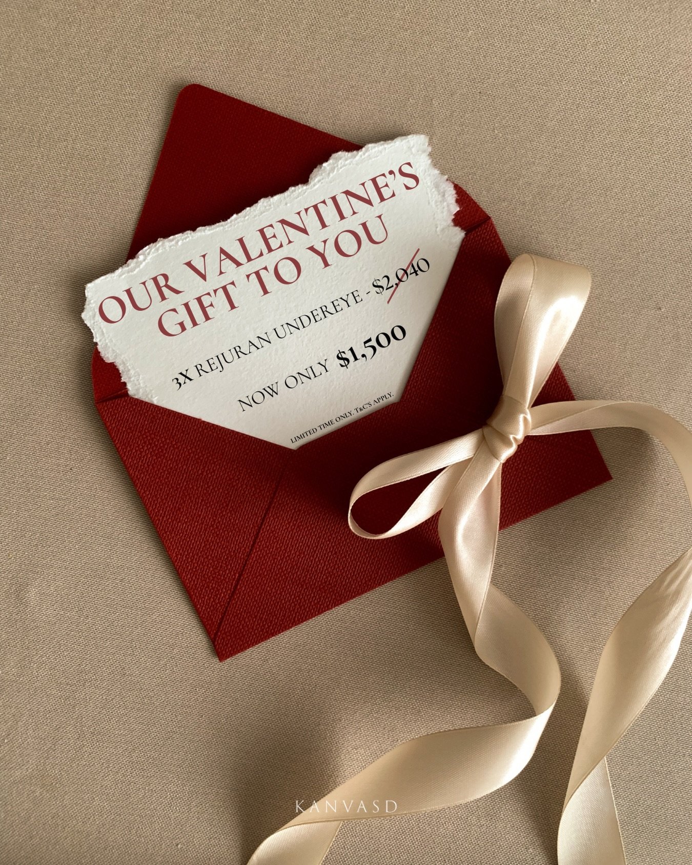 Soft, smooth well-rested under eyes&hellip; but make it a package 🤍💫

For a limited time, enjoy 3x Rejuran Under Eye treatments for only $1,500 (usually $2,040). 

✨ Promotion available with Nurse Hannah &amp; Nurse Billie only
✨ First treatment mu