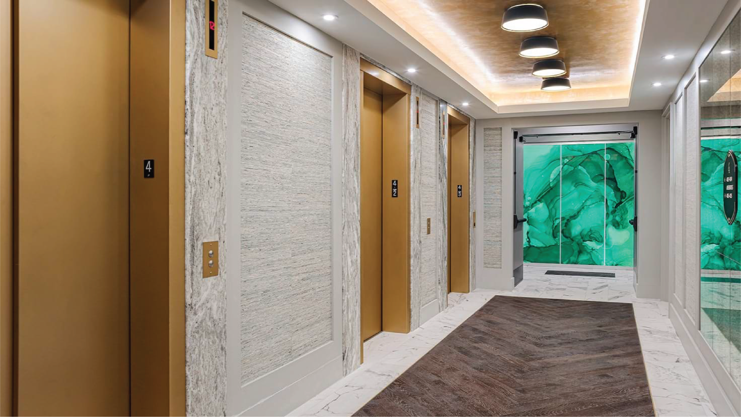 Interiors and Signage by Others