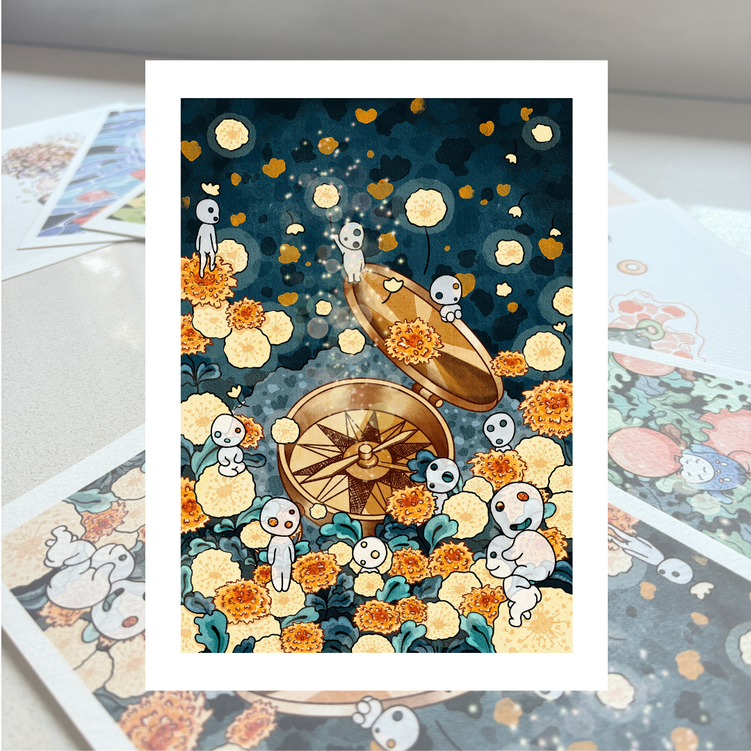 Watercolour Print - Dandelion