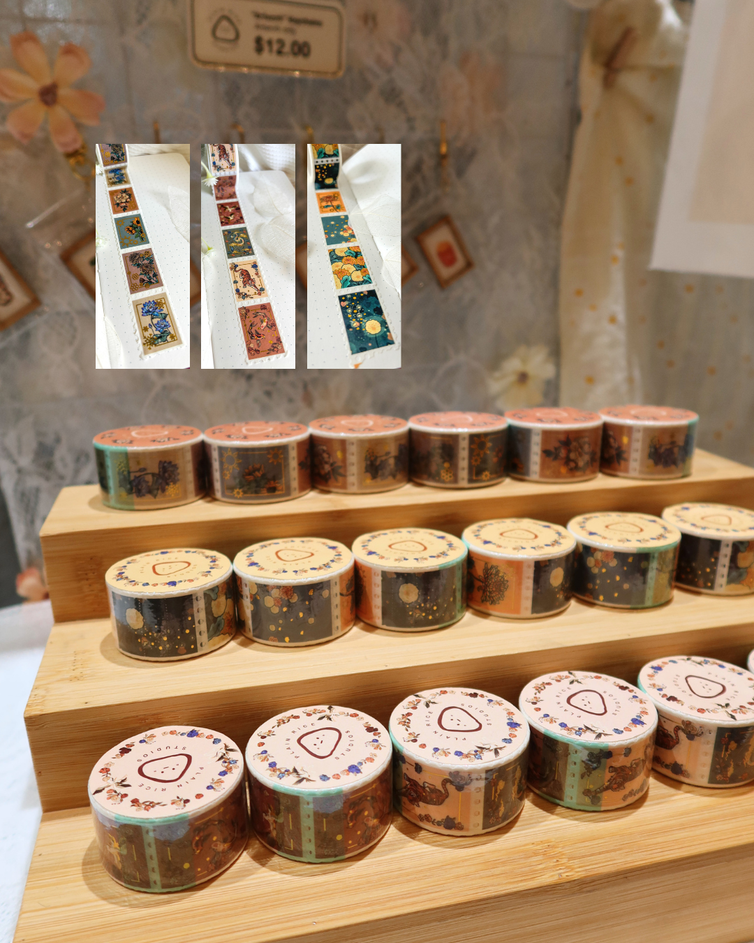 Stamp Washi Tape - Night of the Dandelion