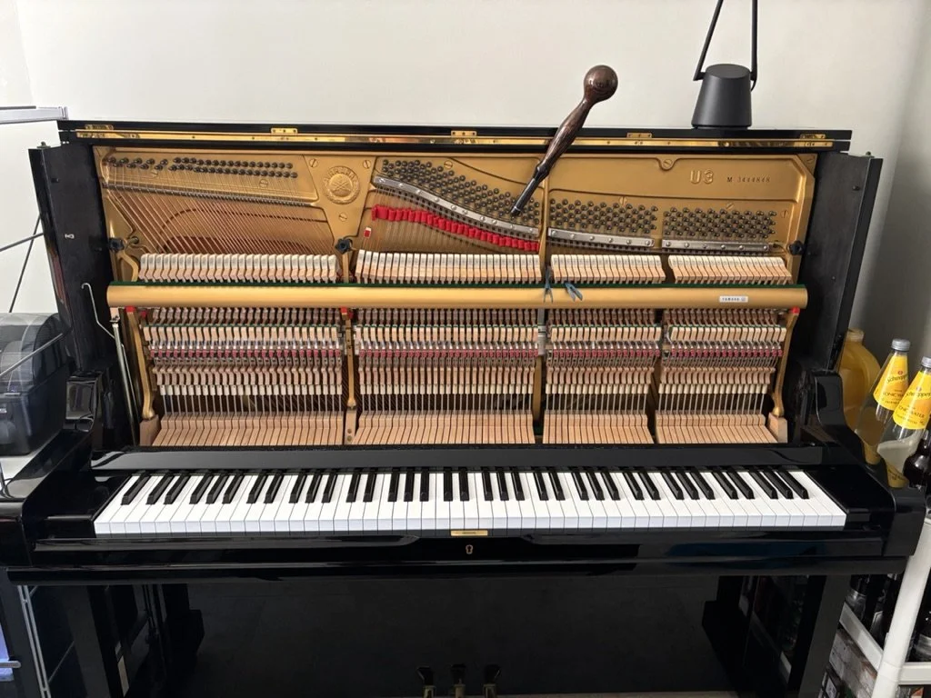yamaha piano tuner norwest near sydney tuning yamaha U3 piano