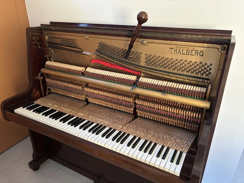 Piano tuner leumeah tuning upright piano