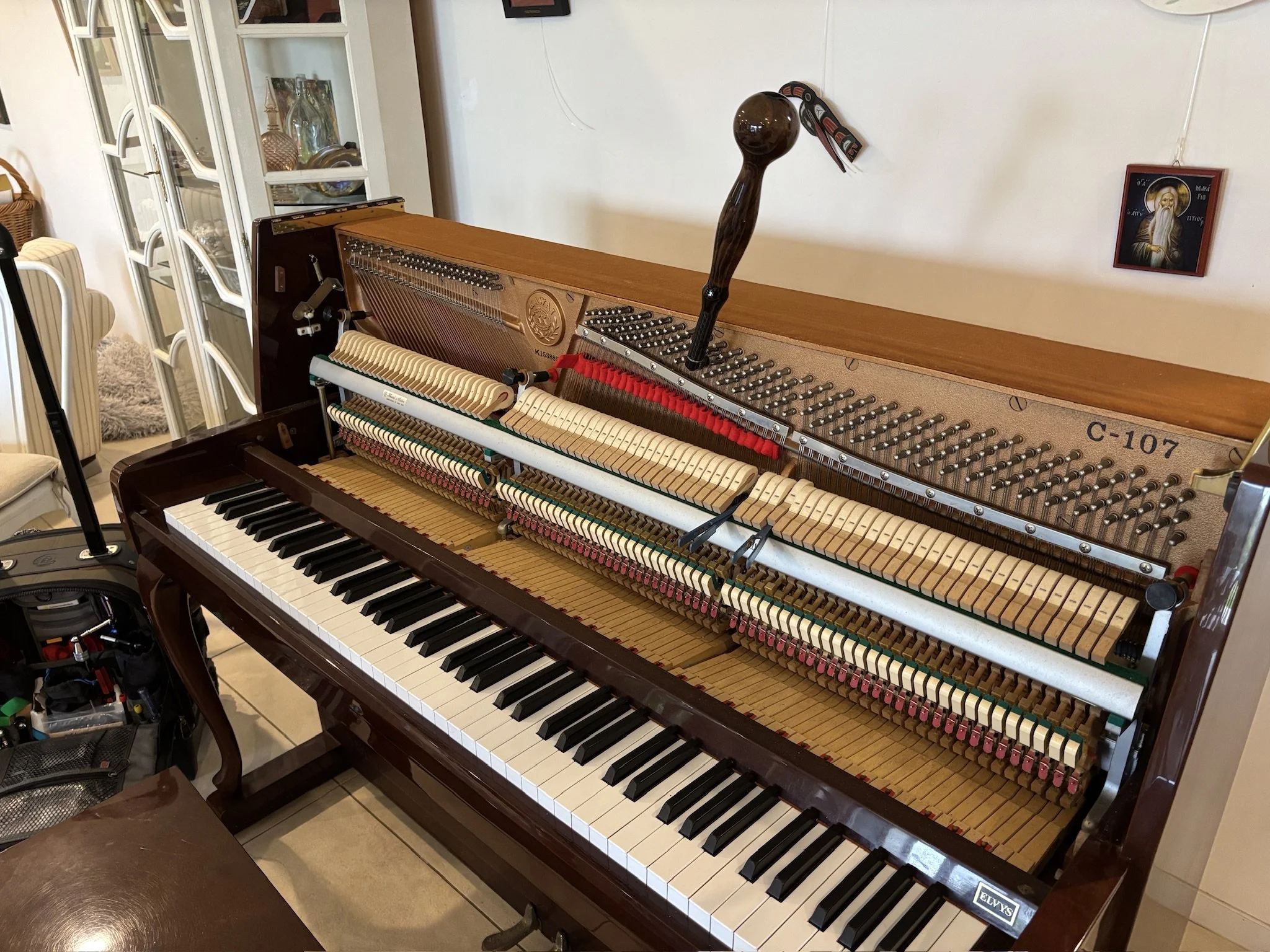 piano tuner near magenta tuning kawai upright piano