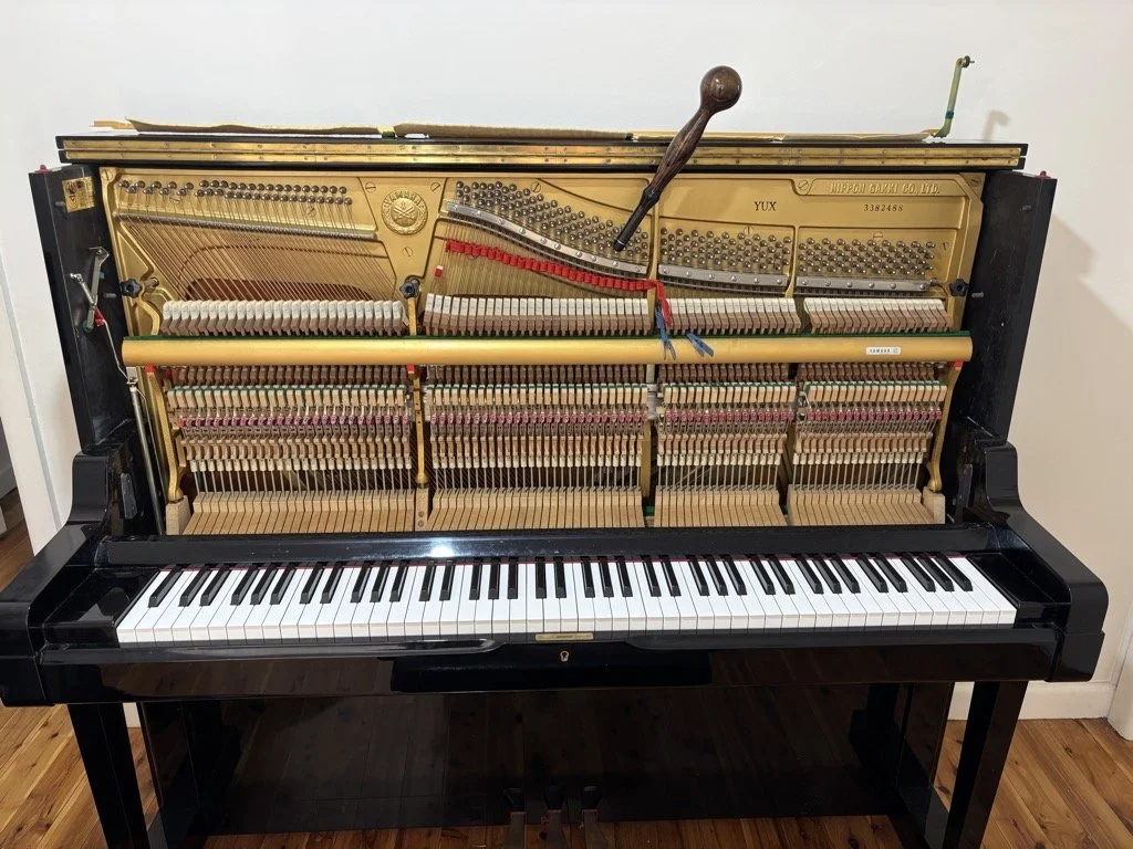 piano tuner near me in Waitara Sydney tuning yamaha yux upright piano