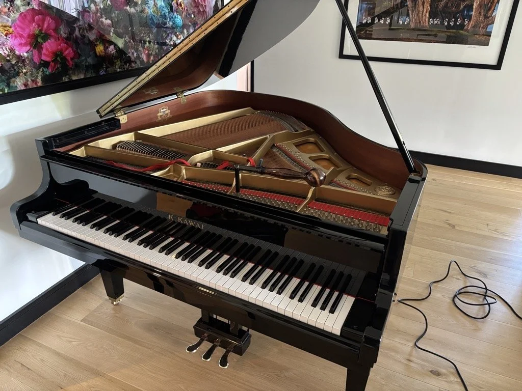 Piano tuner Zetland tuning Kawai grand piano