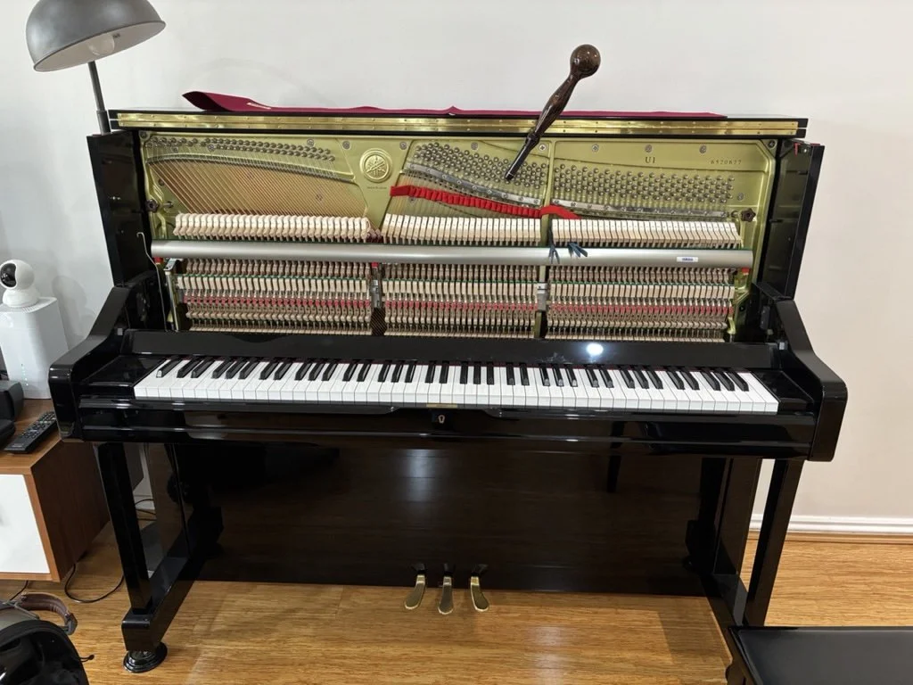 piano tuner near parramatta tuning yamaha upright piano in sydney