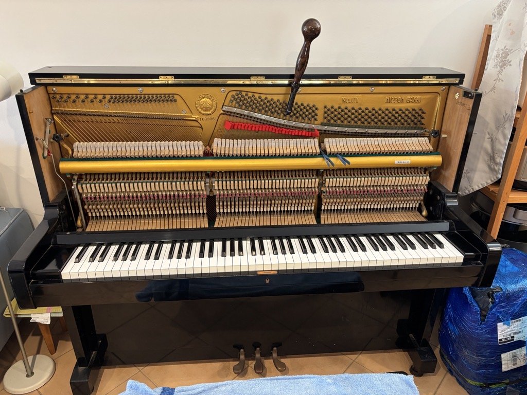 Piano tuner Gladesville tuning Yamaha u1 upright piano