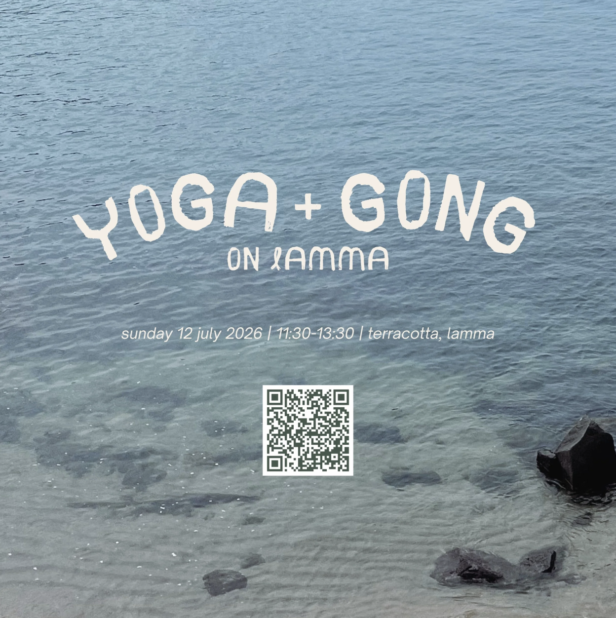 yoga + gong on lamma