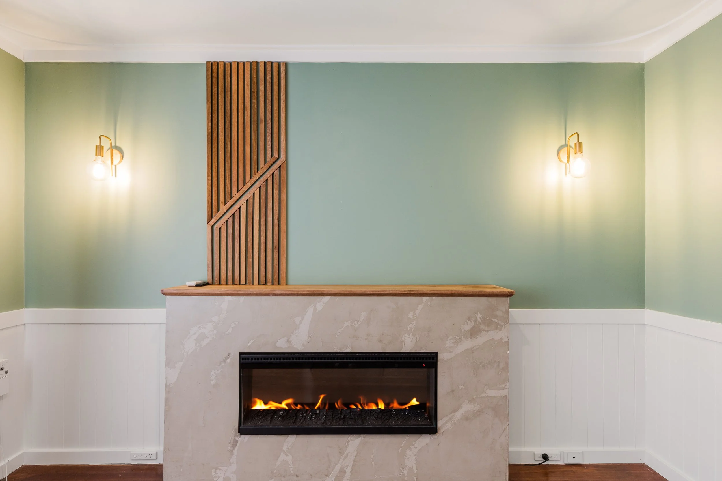 Microcement Fireplace Painter Cairns, High Quality Painter Cairns, Painter Stratford, Painter Freshwater