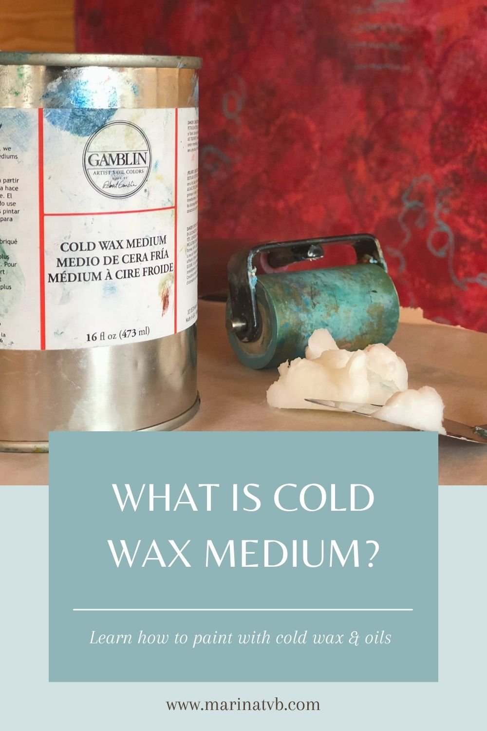Cold wax medium as varnish — MarinaTvB_Art