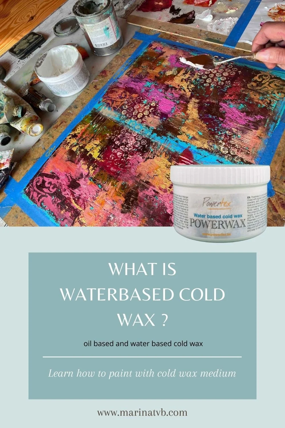 Exploring the Differences WaterBased Cold Wax for Acrylics vs. Cold
