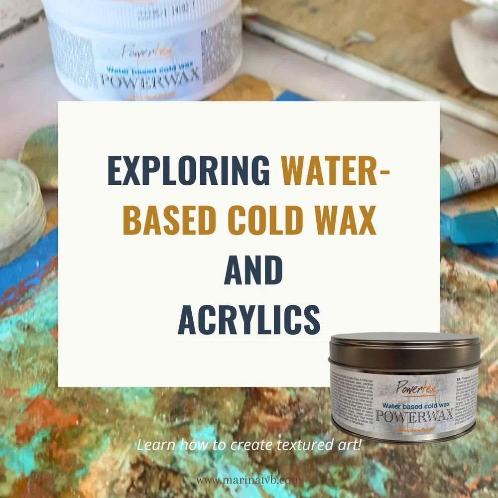 Cold wax medium voor acrylverf: zo gebruik je Powerwax