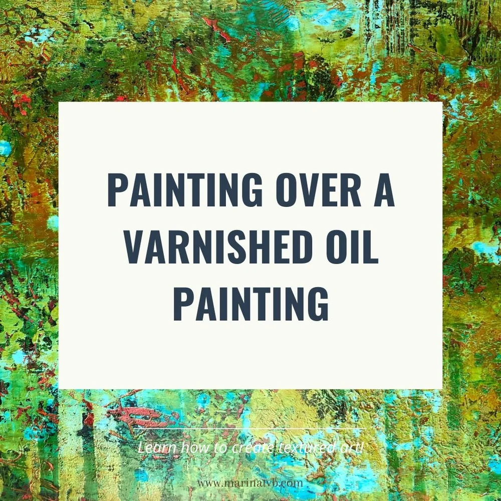 Overschilderen van een (gevernist) olieverfschilderij