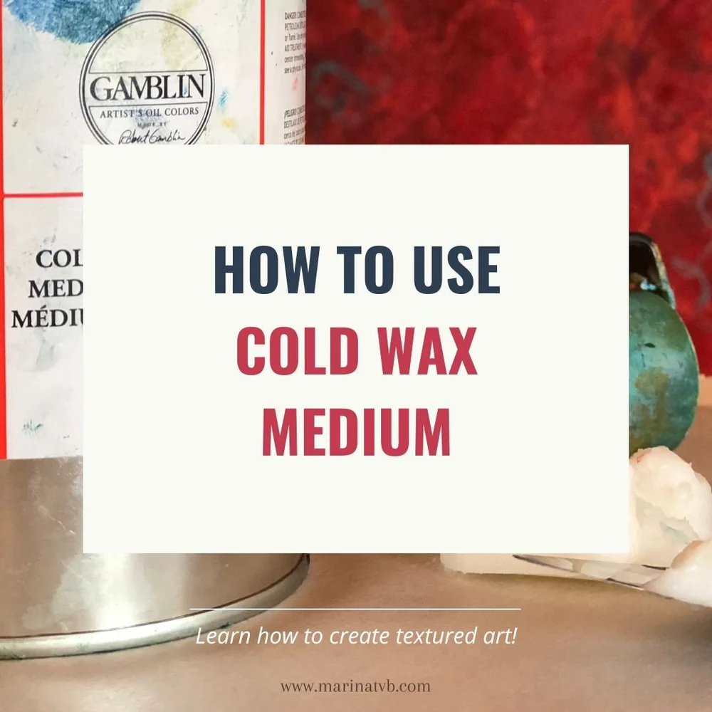 Hoe gebruik je cold wax medium