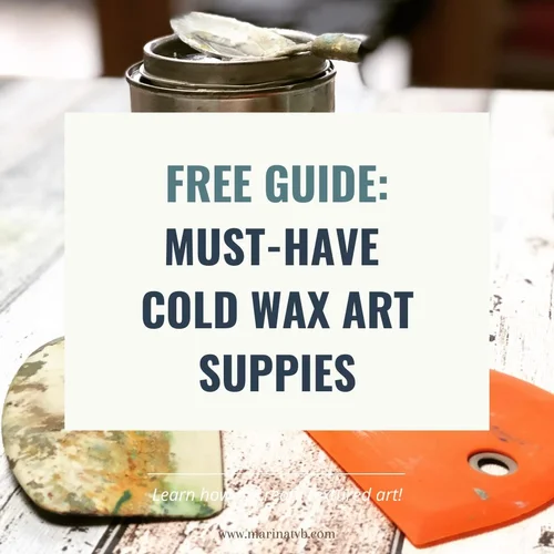 Free Guide: Must-have supplies for cold wax art
