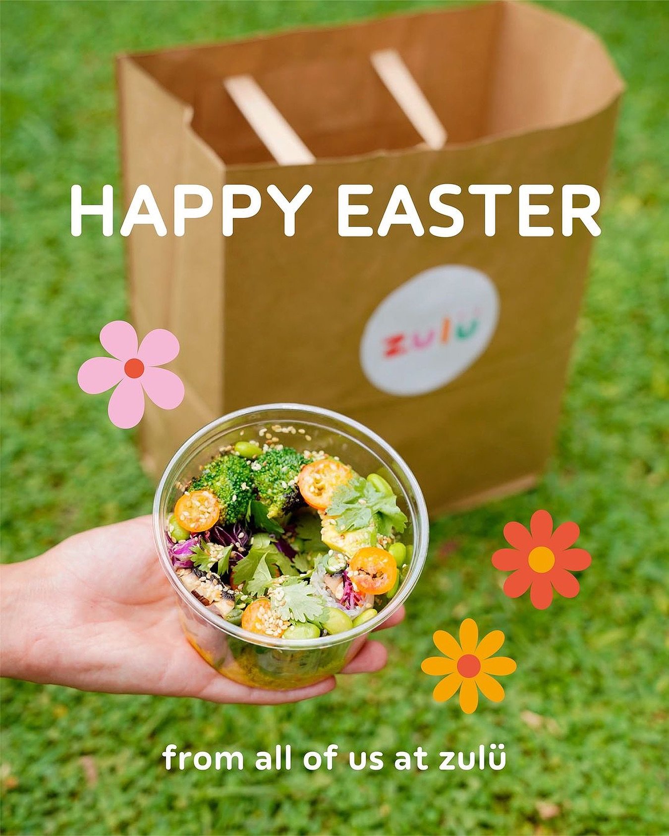 Happy Easter from all of us at Zulu 🥬&hearts;️