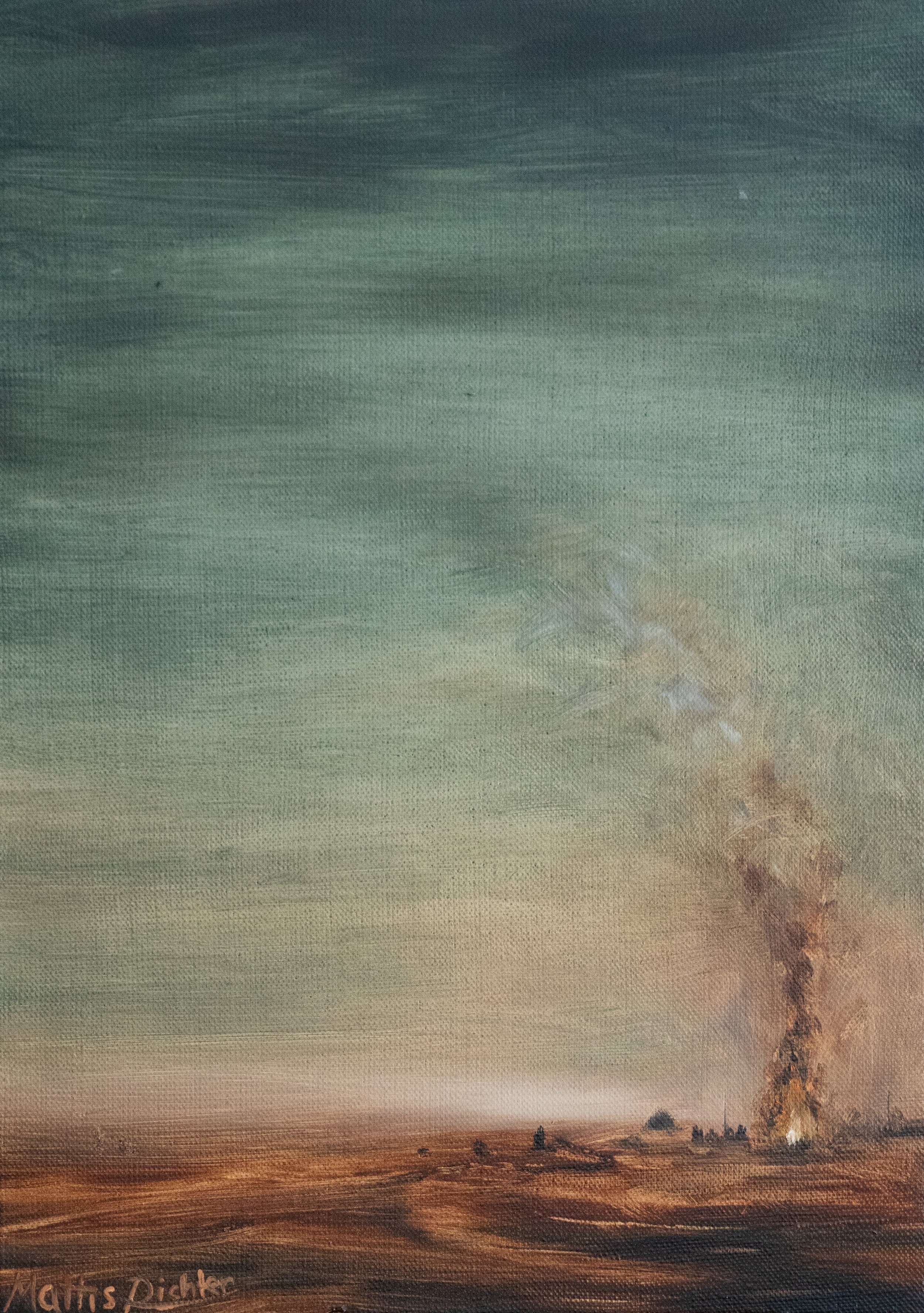 "Schirokko", 30 x 40, oil on canvas, 2024