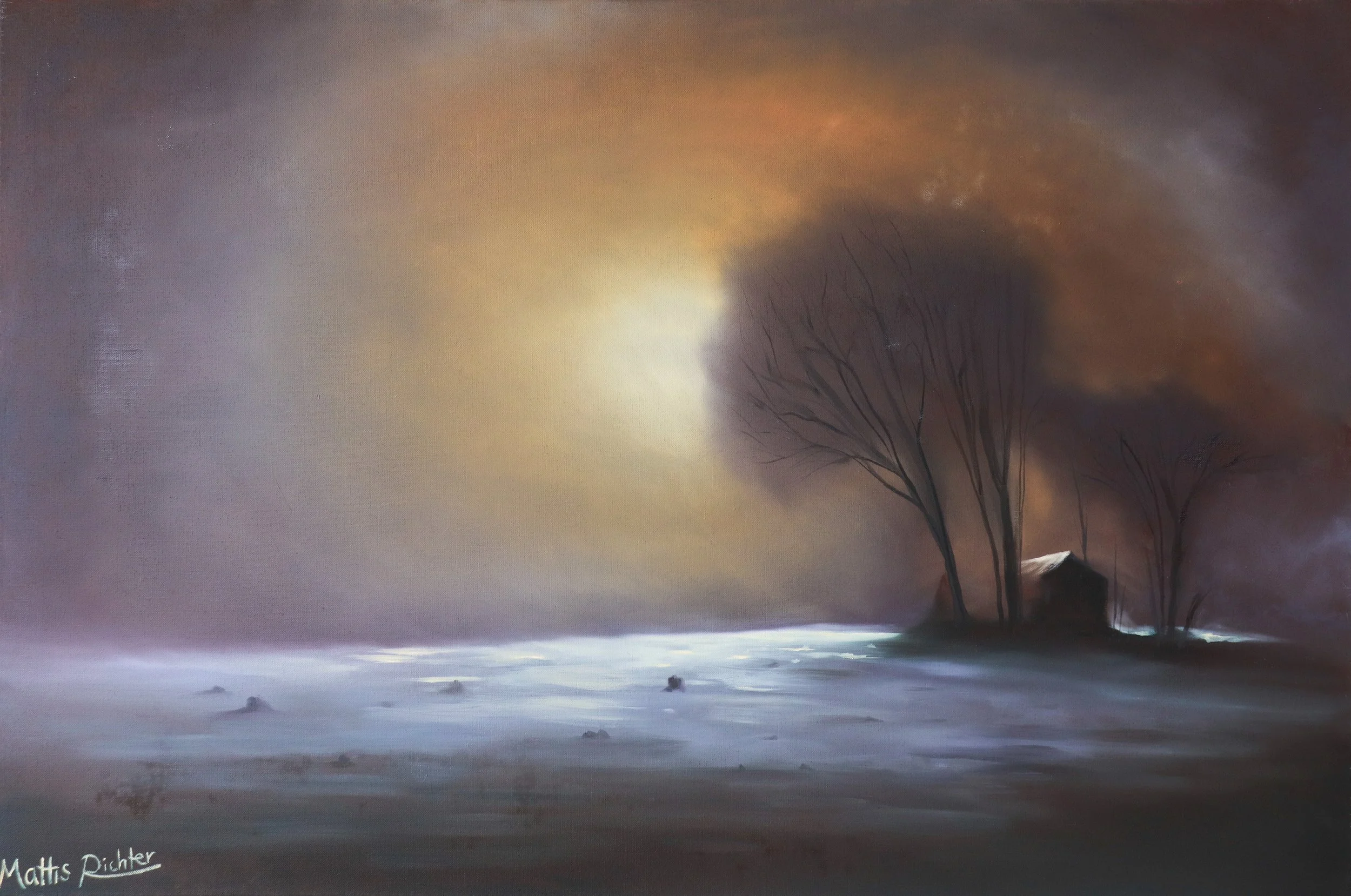 "Quiet Place", 120 x 80, oil on canvas, 2025