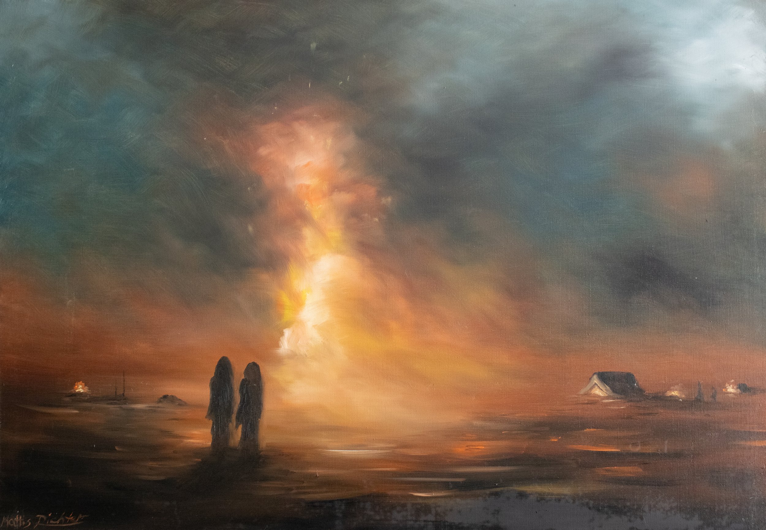 "Memories", 100 x 70, oil on canvas, 2024 (sold)