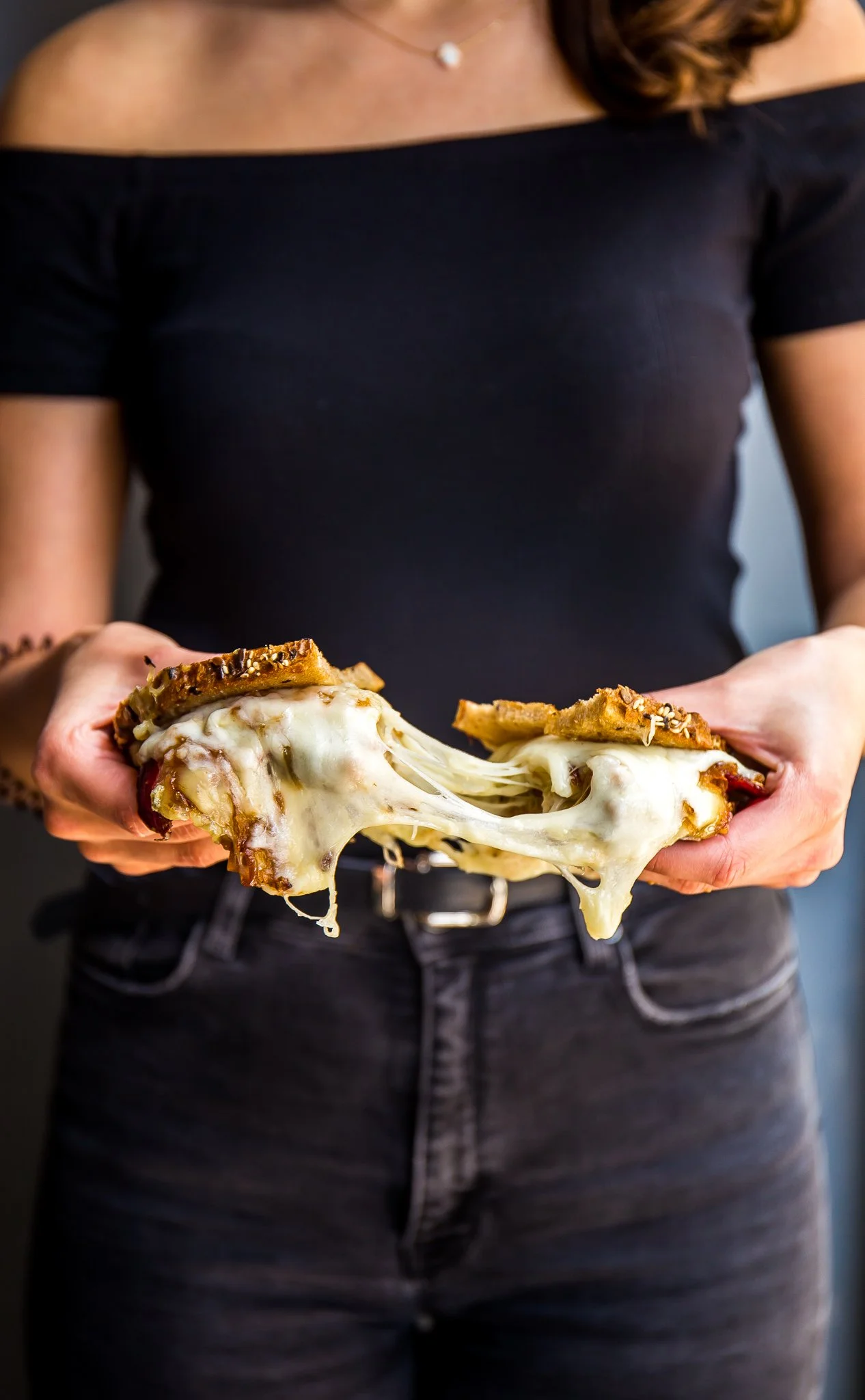 Caramelised brie dish photographed for a French café in Dubai by Anuraag Nair