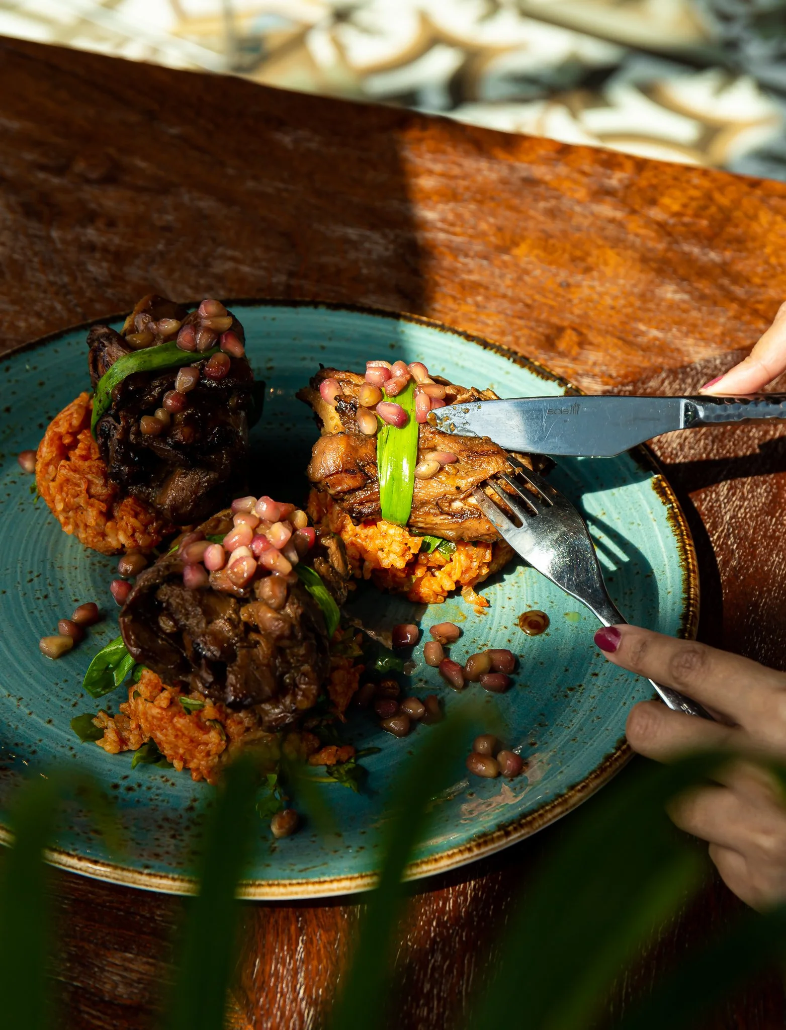 Turkish restaurant dish photographed in Jumeirah, Dubai by Anuraag Nair
