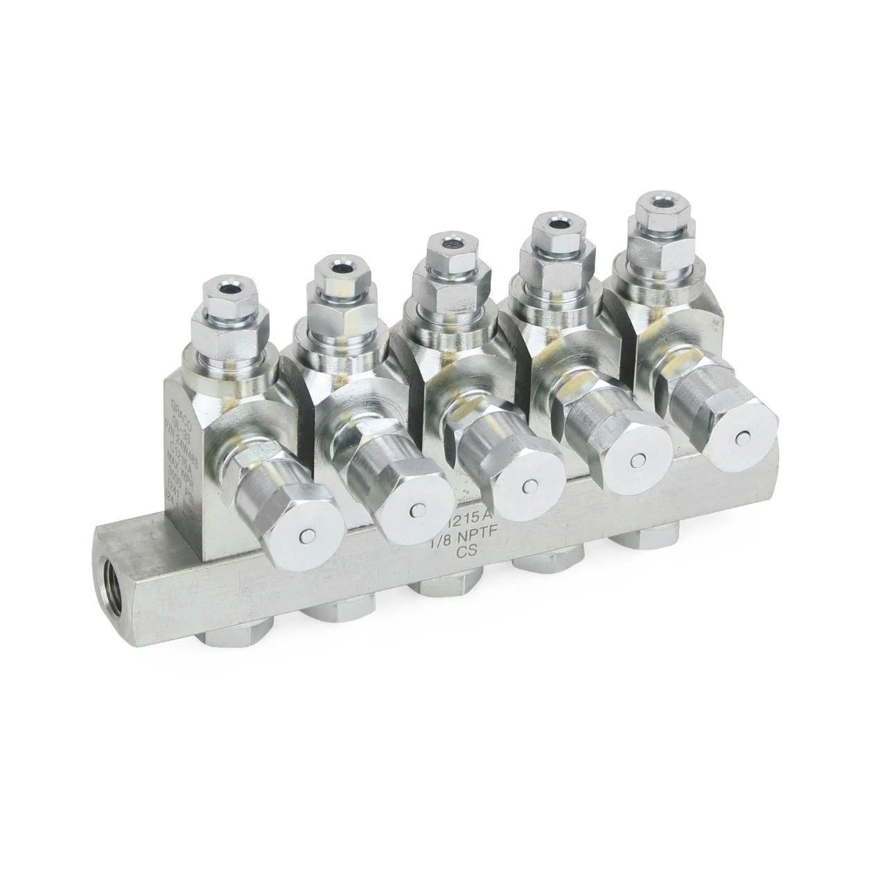 Graco | GL-33 Grease Injector, Carbon Steel, 5 Injector Manifold, 1/8 NPT