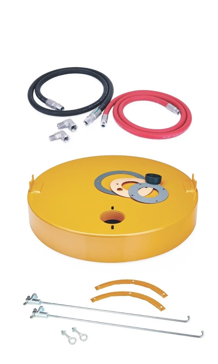 Graco | Fire-Ball 300 Series 5:1 200 Litre (55 Gallon) Closed-Head Oil Pump  Lube Truck Package