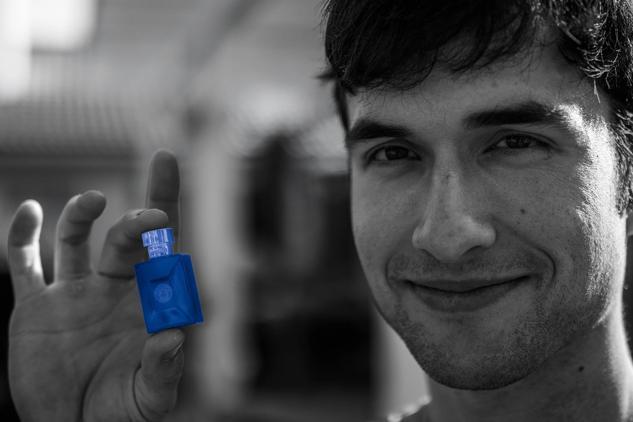 Versace - Dylan Blue (spec ad • on set stills, story by, producer - me)