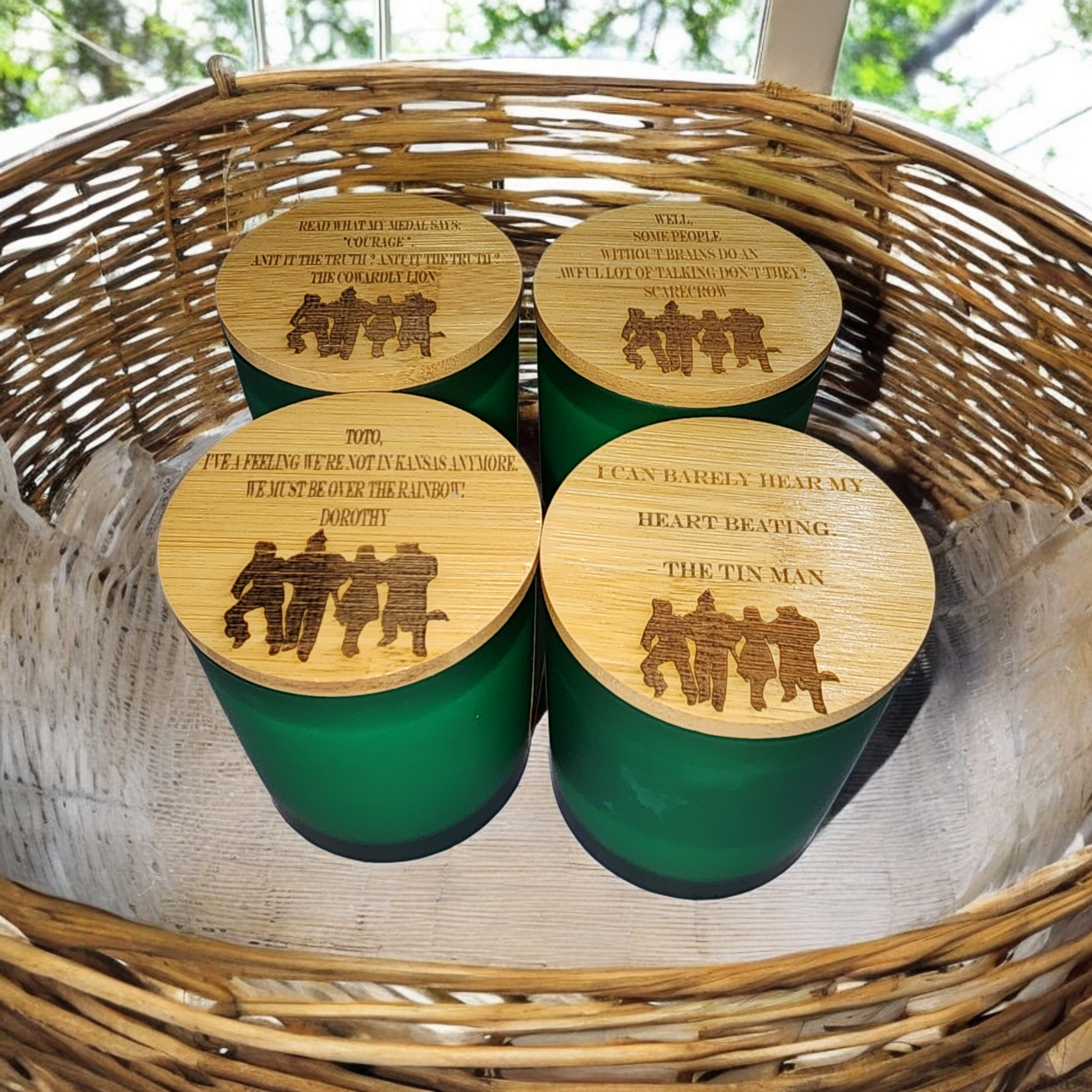 Wizard of Oz Inspired Candle Basket