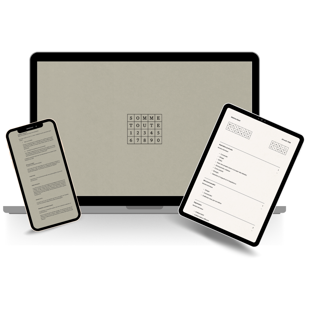 Abonnement mensuel — Se préparer au mois à venir