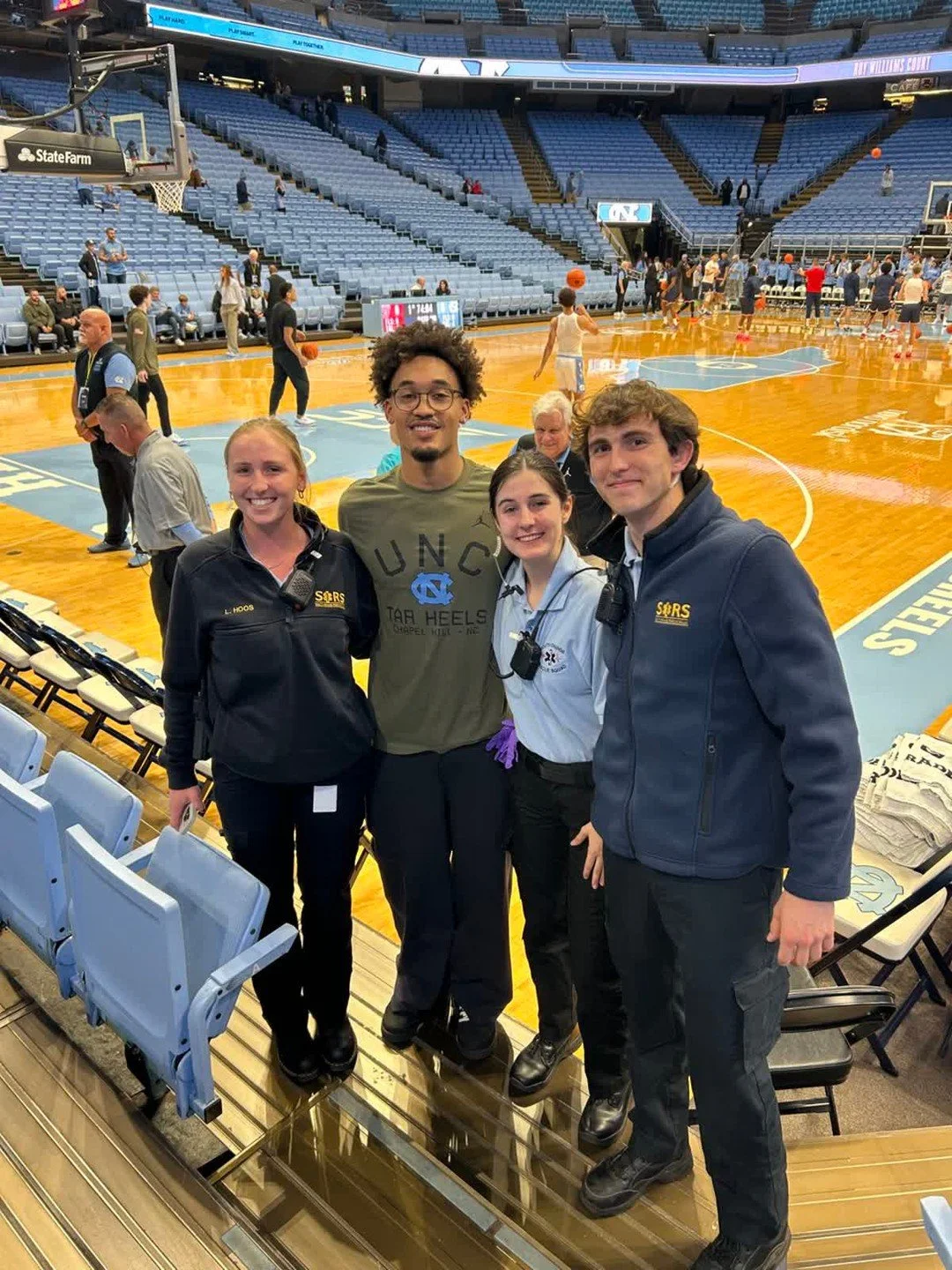 A great basketball player and a supportive community member, wishing Seth Trimble a speedy recovery!  #uncbasketball