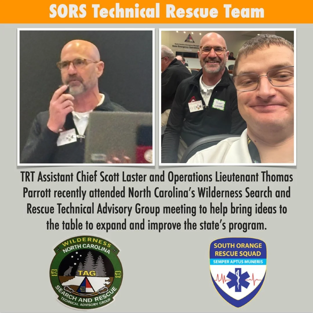 Our volunteers don't just serve Orange County, they support the entire state when extra emergency personnel are needed. Always prepared to serve! Learn more at sors.us/trt. #trt