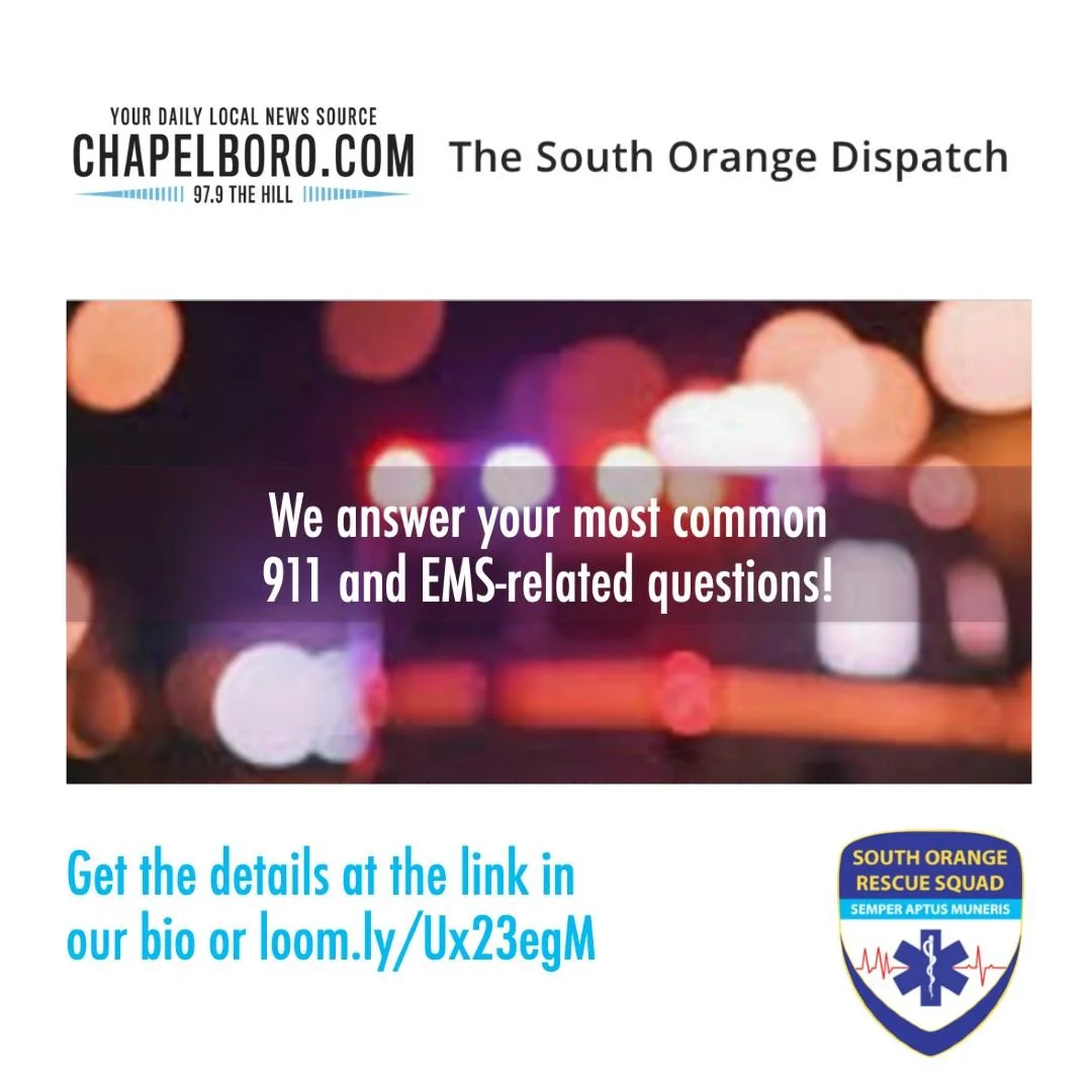 Check out our new FAQ at the South Orange Dispatch at the link in our bio or loom.ly/Ux23egM! 🚑 #EMS