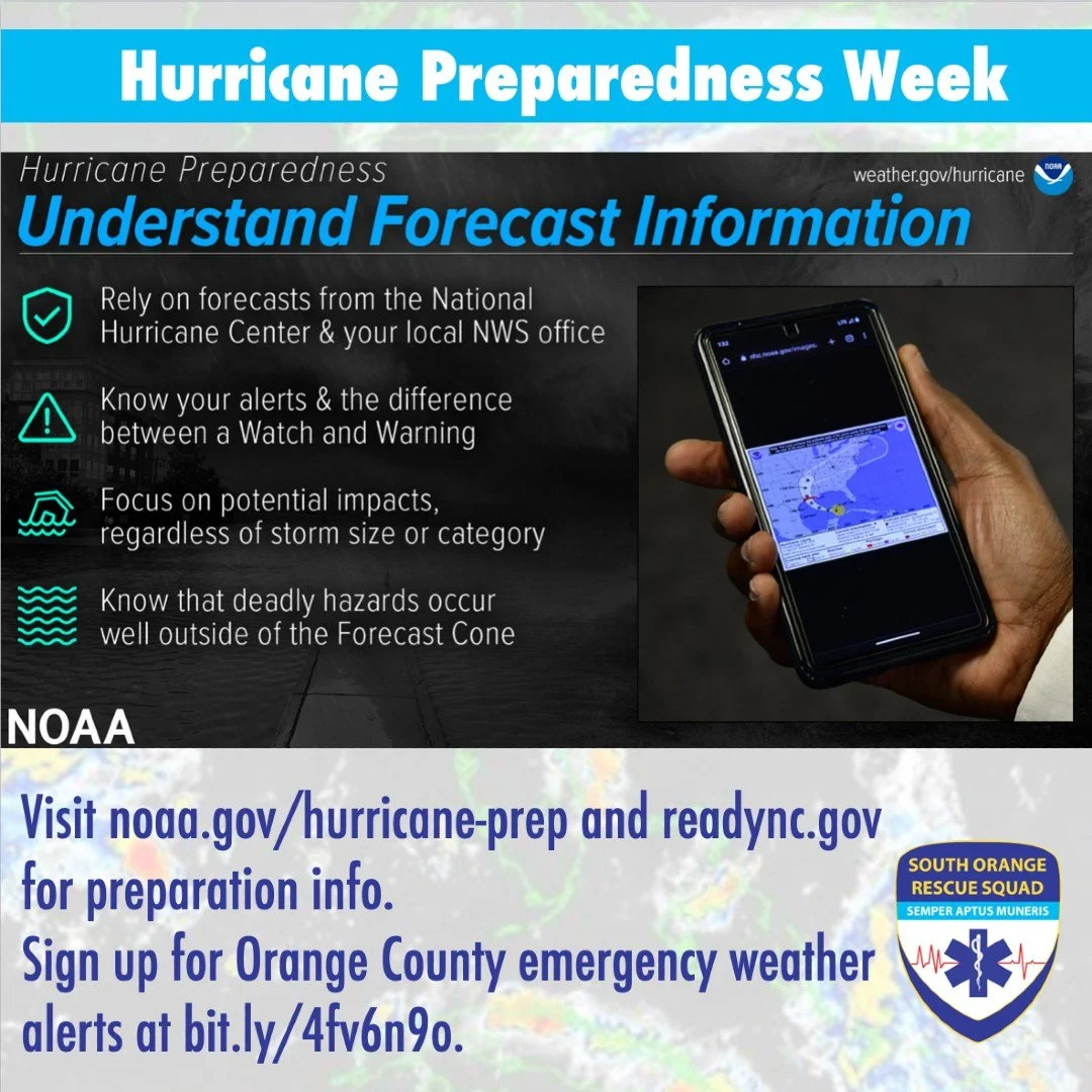 🌀It's Hurricane Preparedness Week!🌀 We'll be sharing tips and resources throughout the week, so check back regularly. Get more info in this article from the South Orange Dispatch archives: https://loom.ly/nGz1-DU. #hurricanepreparedness