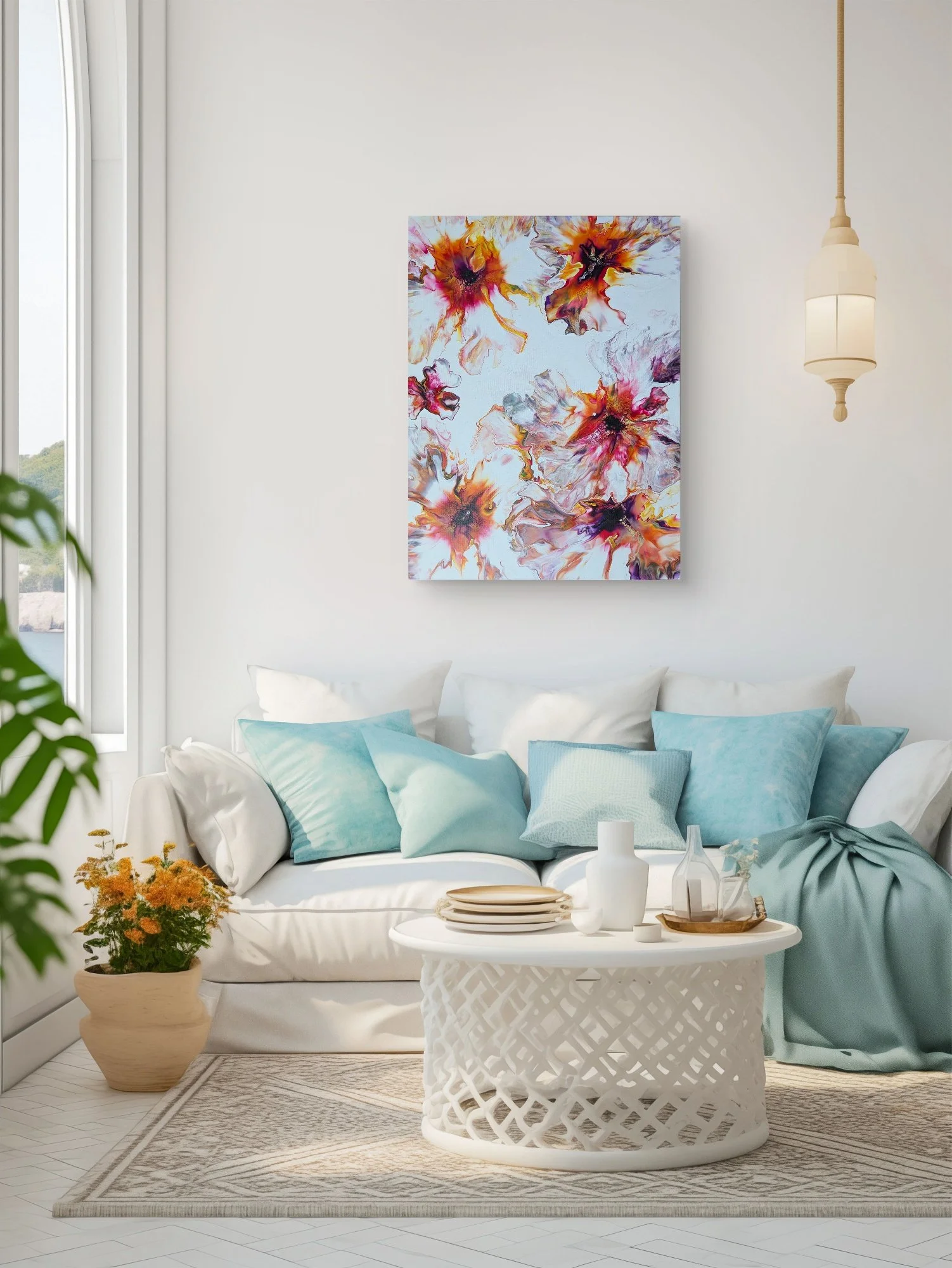 Flower Meadow - 60 x 80 x 5 cm