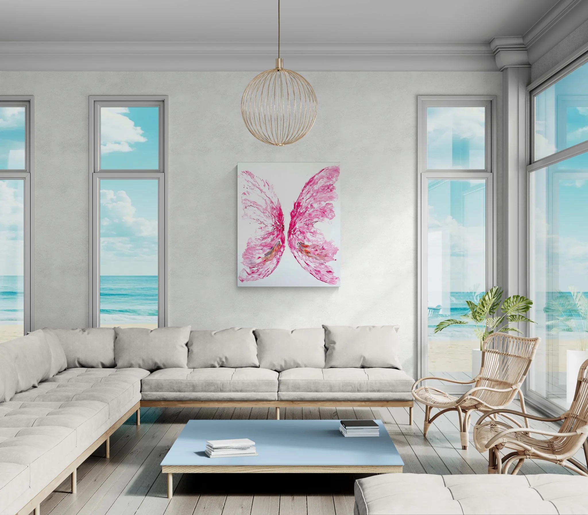 Living room with a large sofa and ocean views 2026-10-17-20-11.jpeg