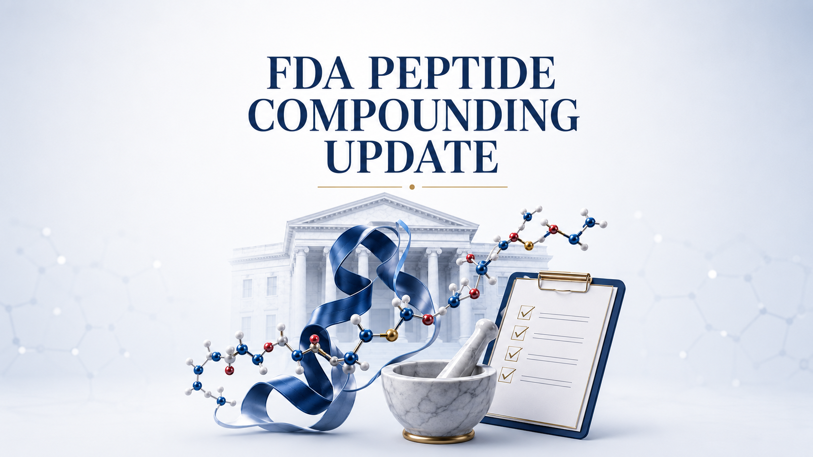 FDA Peptide Compounding Update: The Complete Guide to Category 2, PCAC, the 503A Bulks List, and What Happens Next