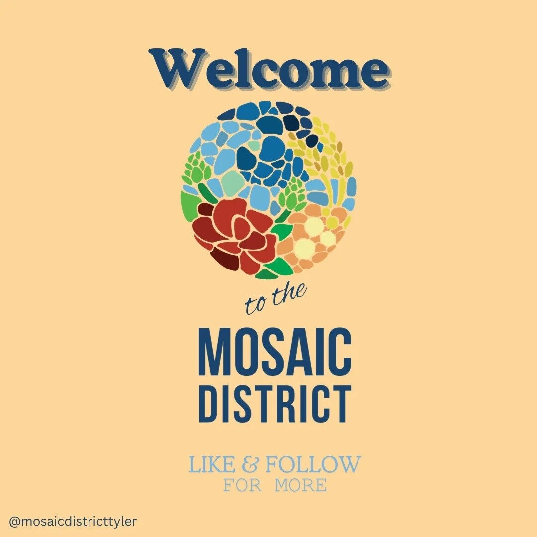Welcome to the Mosaic District! We are excited to be here. ❤️