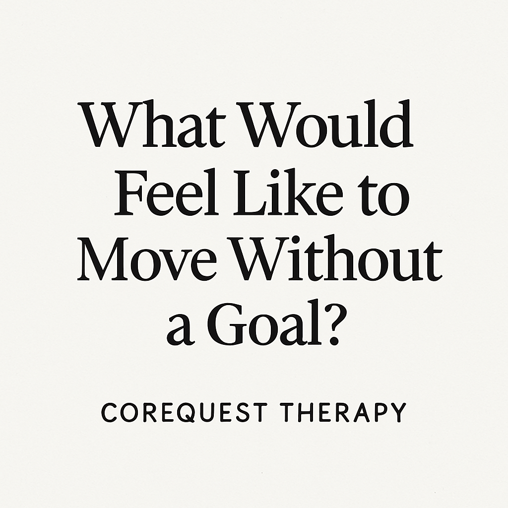 What Would It Feel Like to Move Without a Goal?