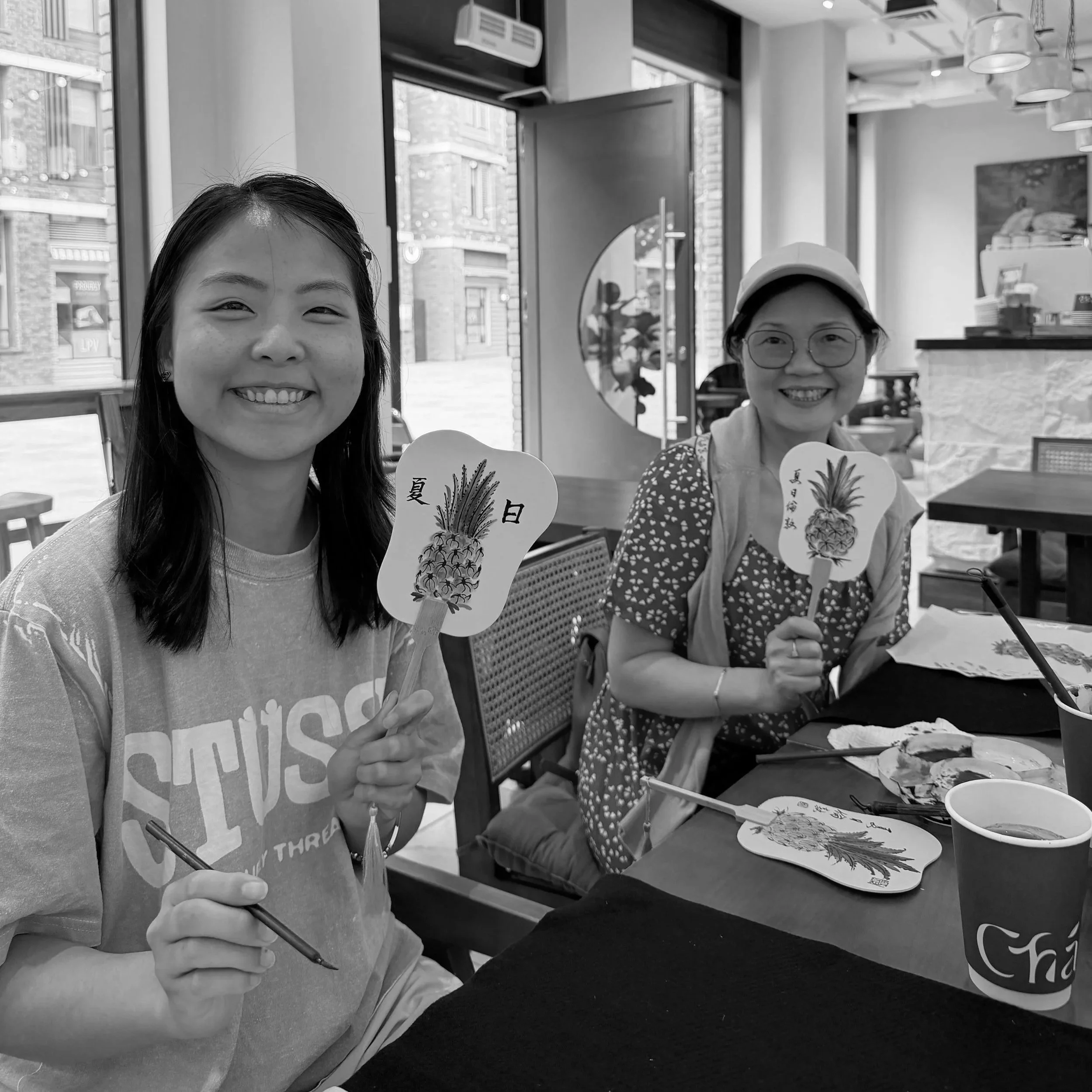 July 2026 Chinese Ink Painting Class in London — Summer Fan Workshop at Chá-Fé 
