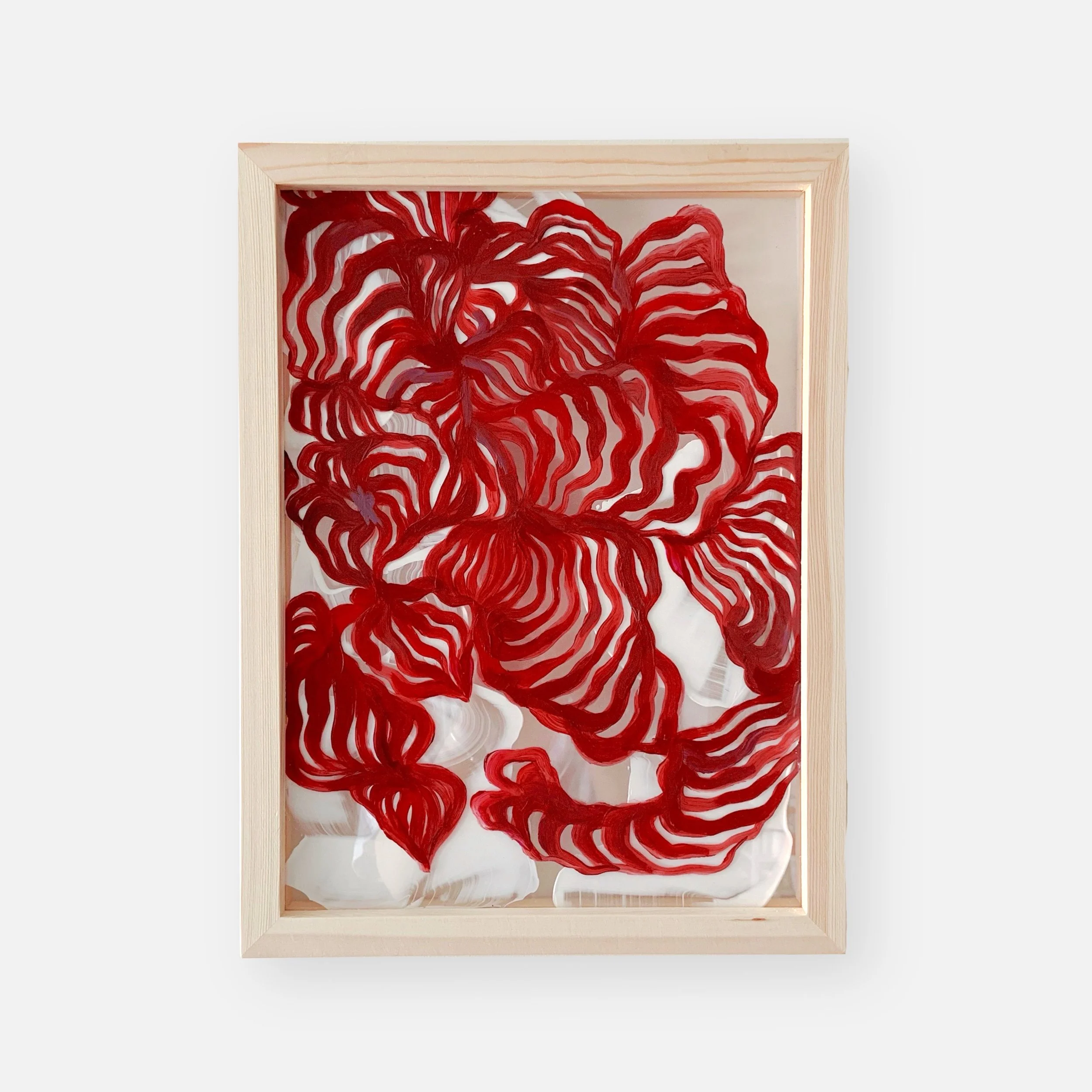 Maybe She Says, 30.5x40.5cm, Acrylic on screen, London, 2024