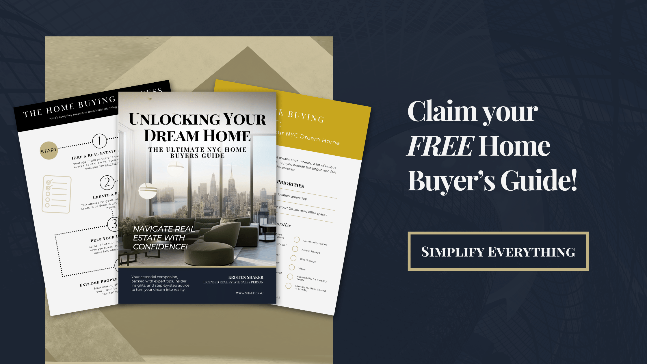 Infographic of our buyers guide - what is a land lease - blog by Kristen Shaker. Learn more at www.shaker.nyc