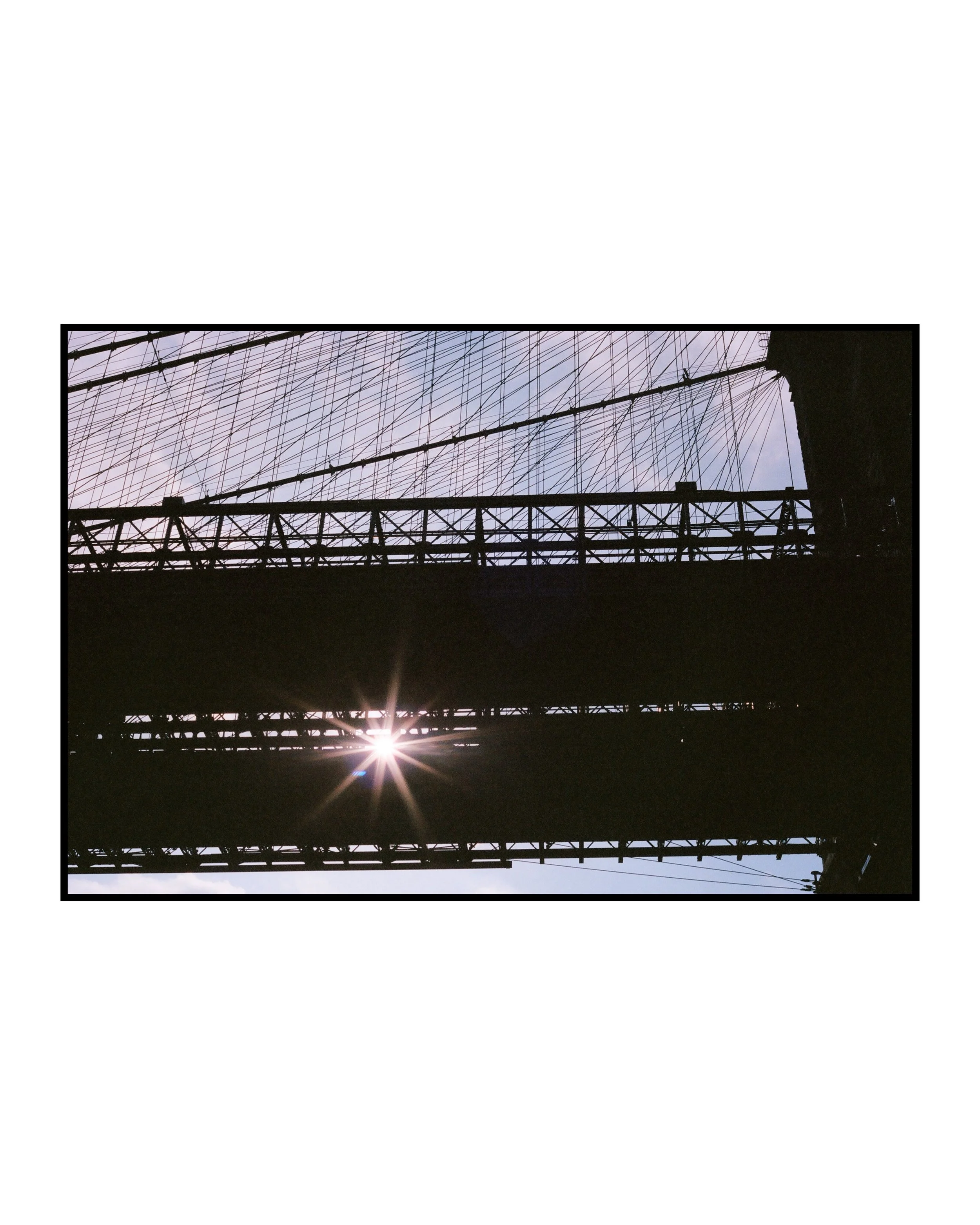 A Sparkle at The Brooklyn Bridge