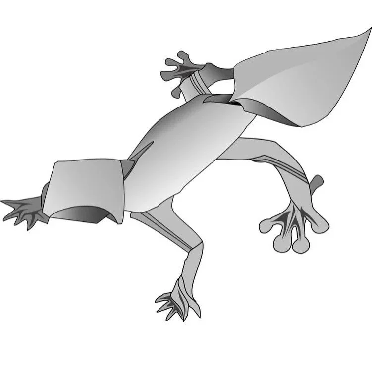 Diagrams for my Leaf Tail Gecko (Uroplatus phantasticus) are now available on my Etsy store.