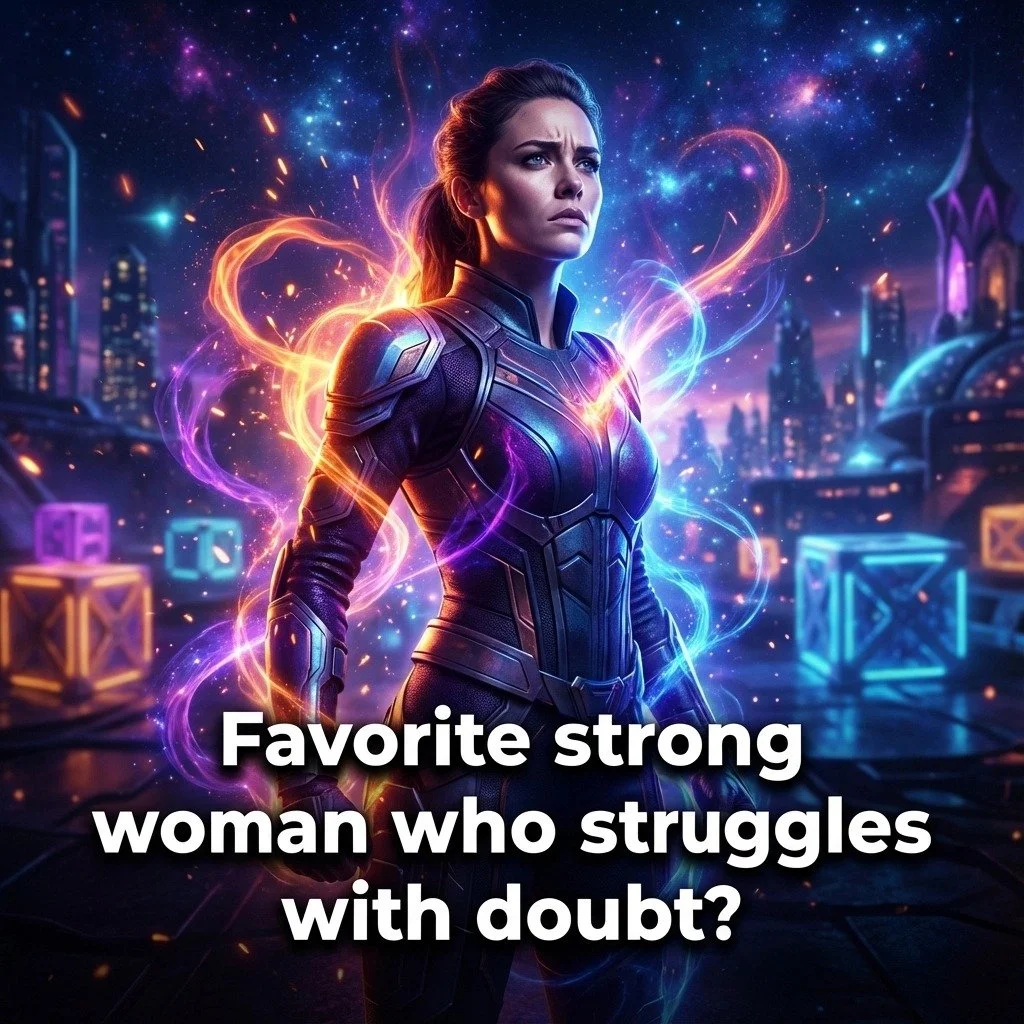 Let&rsquo;s make this easy: who&rsquo;s your favorite strong female character who struggles with doubt or self-worth? The ones who kick ass but still wonder if they&rsquo;re enough. The ones who choose themselves every time, even on the hard days. Na