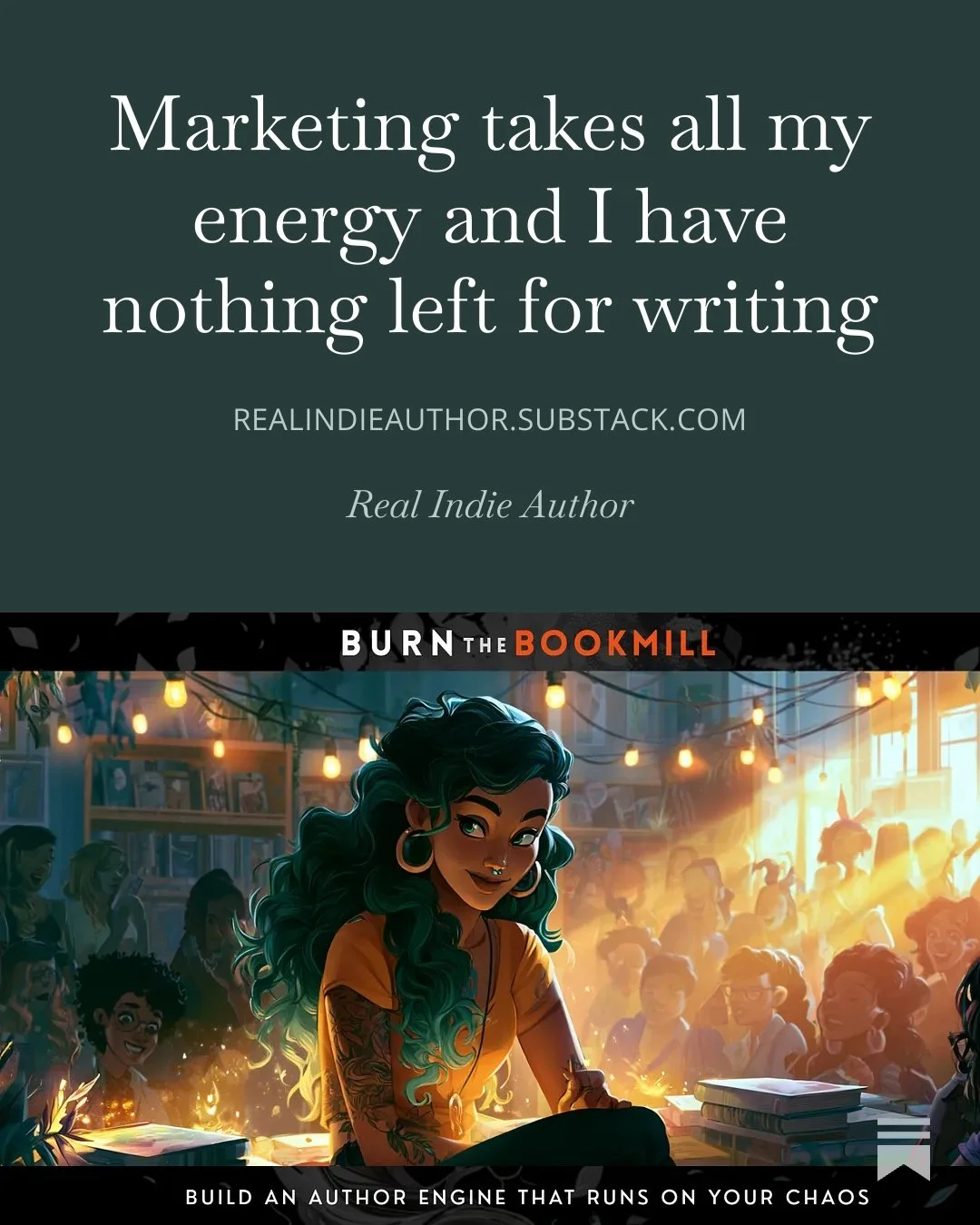 You're spending more time marketing than writing and you have nothing to show for it.
I know because that was me six months ago.
Here's what I figured out: the marketing isn't the problem. The foundation underneath it is.
If you don't have a real Why